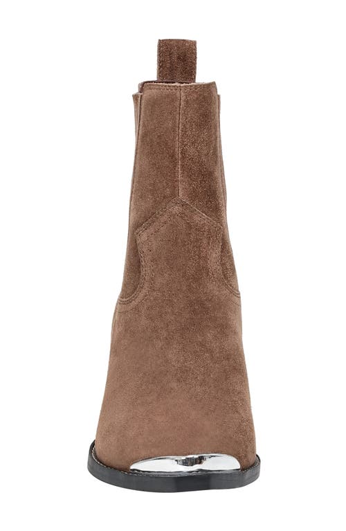 Shop Marc Fisher Ltd Pryce Pointy Toe Bootie In Medium Natural