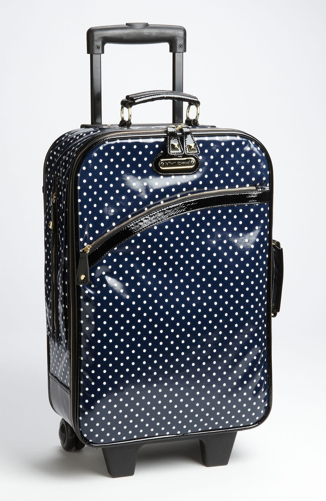 betsey johnson wheeled carry on