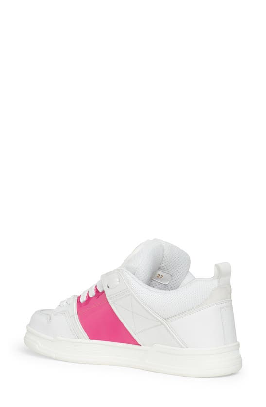 Valentino Garavani Open Skate Leather Low-top Sneakers In Violet