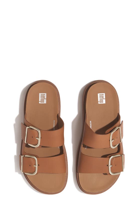 Shop Fitflop Gen-ff Buckle Platform Sandal In Light Tan