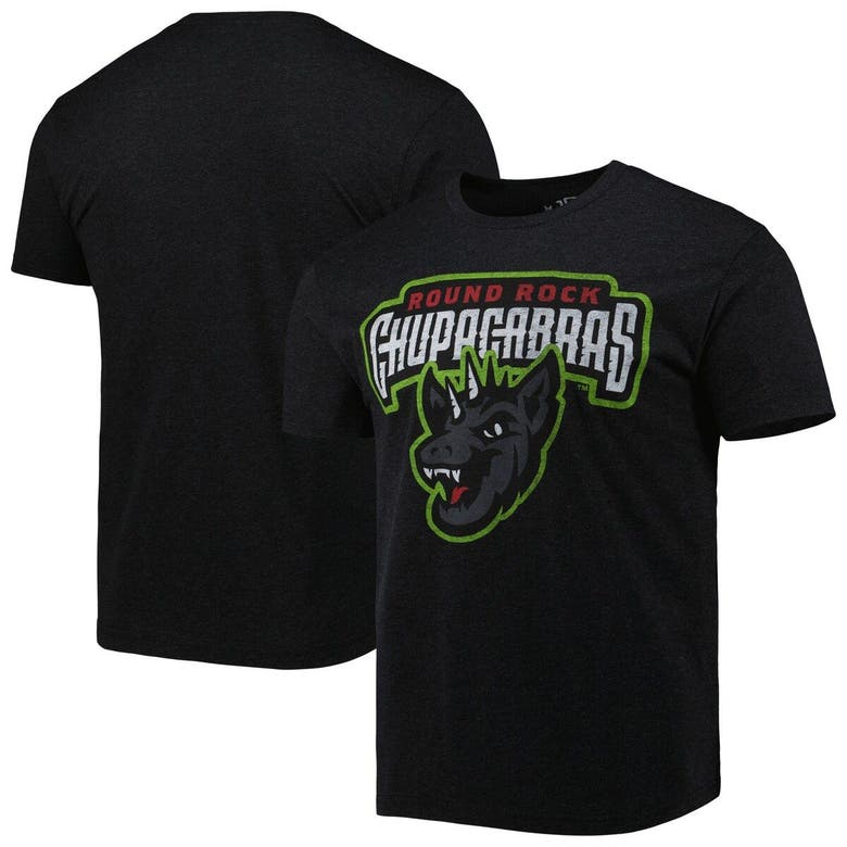 108 STITCHES BLACK CHUPACABRAS DE ROUND ROCK COPA DE LA DIVERSION HOME TRI-BLEND T-SHIRT