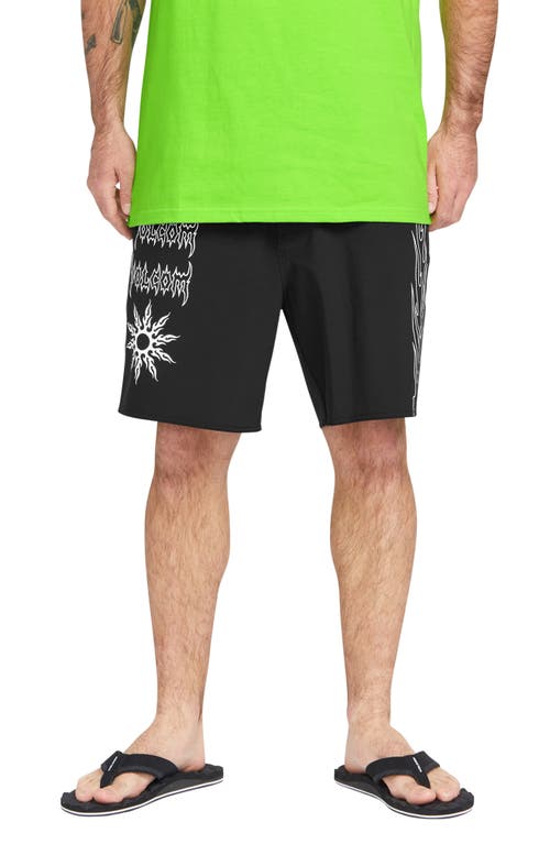 About Time Liberators Board Shorts in Black