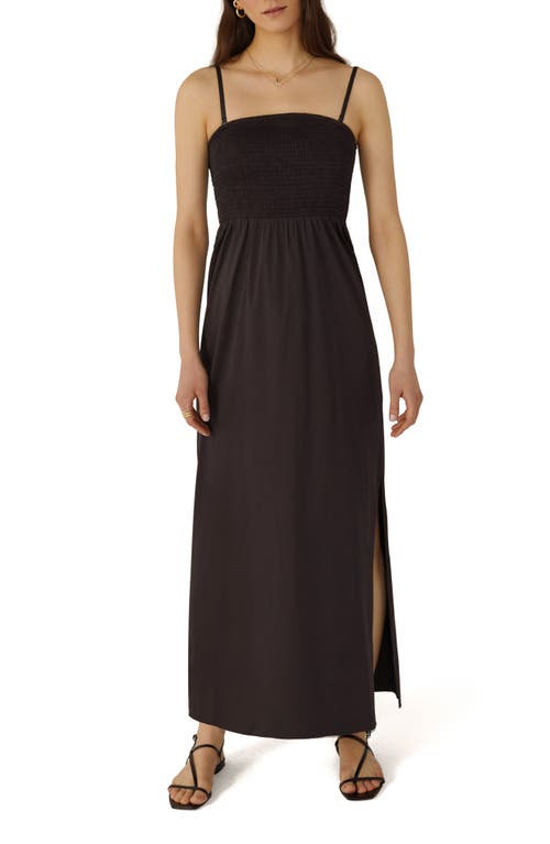 Favorite Daughter The Apartment Smocked Maxi Dress in Black