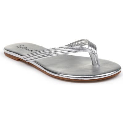 Splendid Shyanna Strappy Flip Flop- Metallic