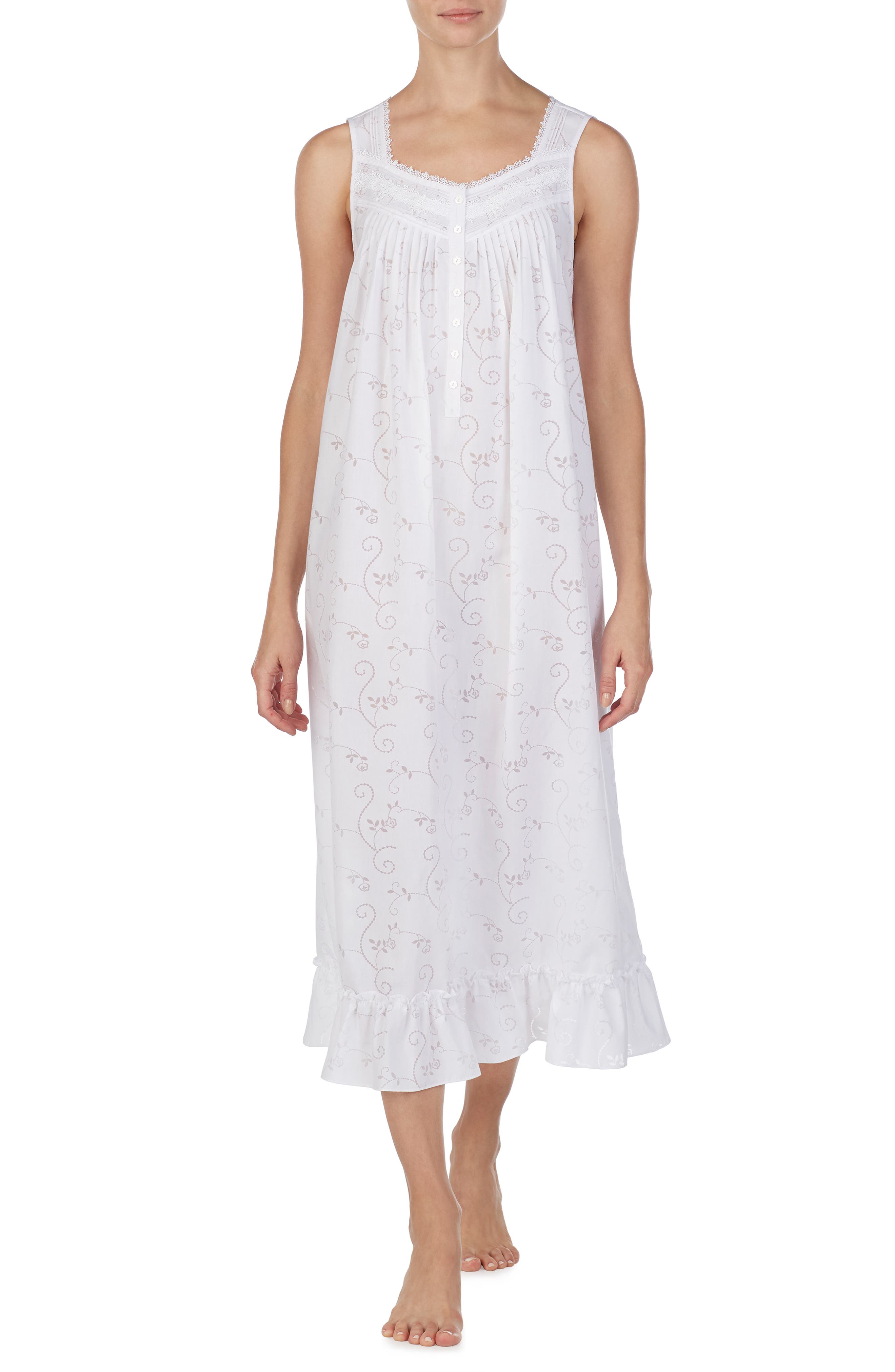 Eileen West Ballet Nightgown, White