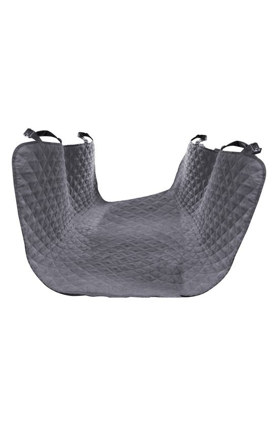 Precious Tails Quilted Microsuede Pet Divider In Gray