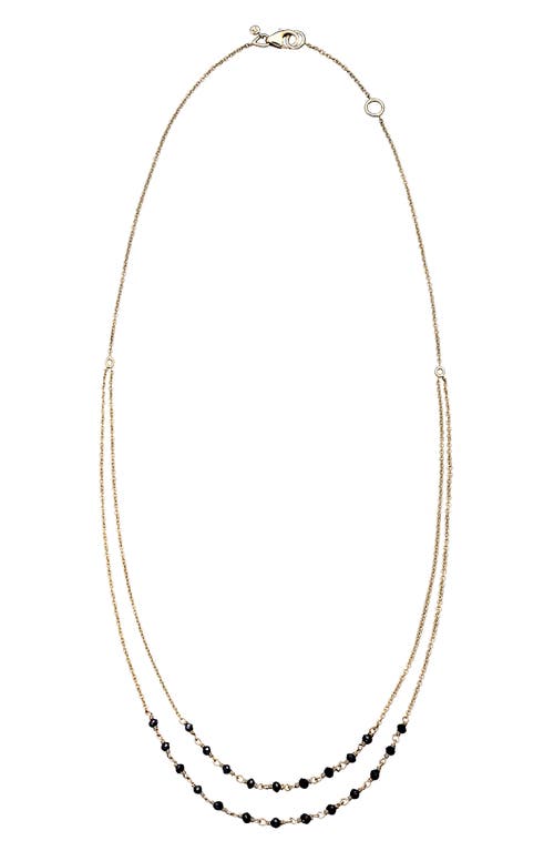 Jillian Double Strand Necklace in 18K Yg