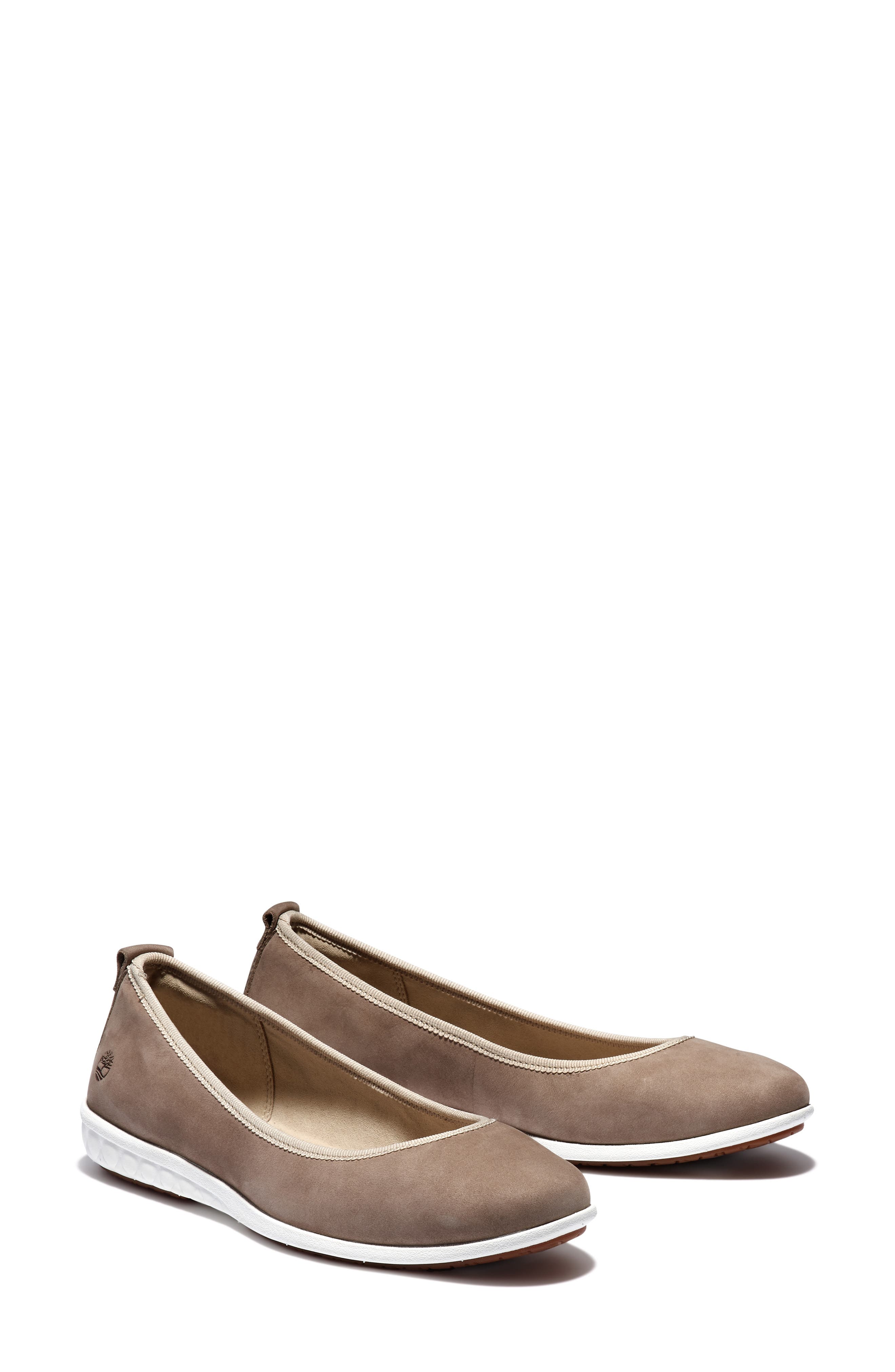 UPC 194904521287 product image for Women's Timberland Bradstreet Ultra Ballerina Flat, Size 7 M - Beige | upcitemdb.com