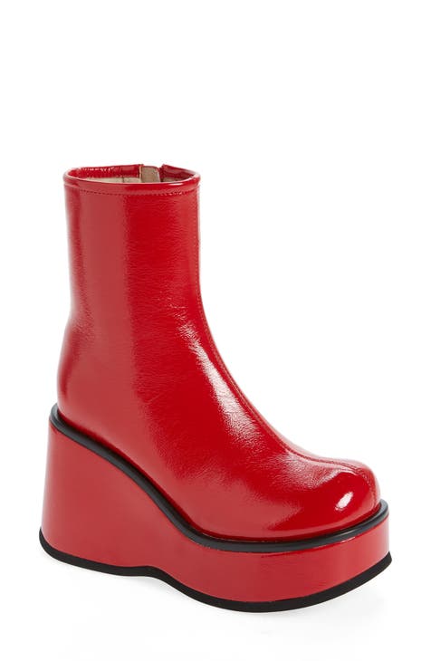 Women's Red Platform Boots | Nordstrom