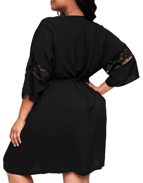 Shop Adore Me Desirae Robe In Black