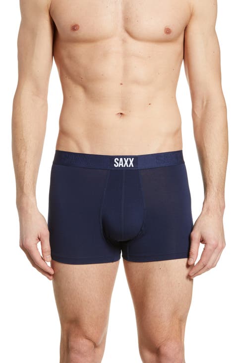 SAXX Vibe Small Boxer Brief Underwear 2 Pack Navy / De La Flora Men's New