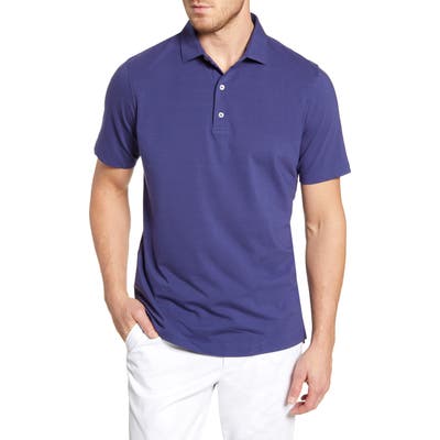 Johnnie-O Giggs Classic Fit Stretch Cotton Polo, Blue