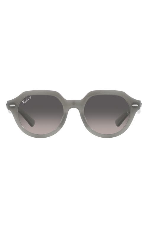 Ray-Ban Gina 53mm Gradient Pillow Sunglasses in Opal Grey at Nordstrom