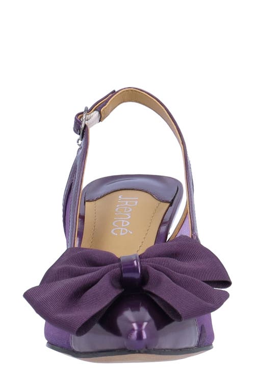 Shop J. Reneé Kadence Slingback Pump In Purple