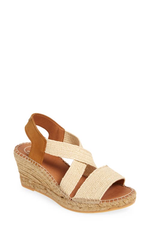 Susa Espadrille Wedge Sandal in Natural