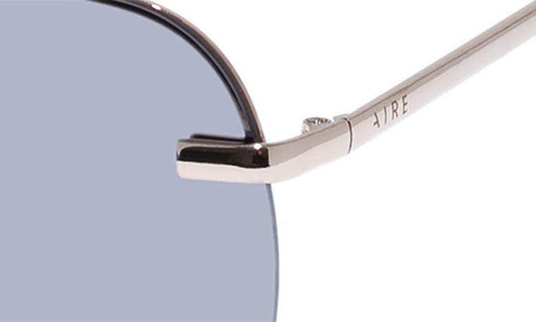 Shop Aire Venatici 137mm Shield Sunglasses In Bright Gold / Smoke Tint