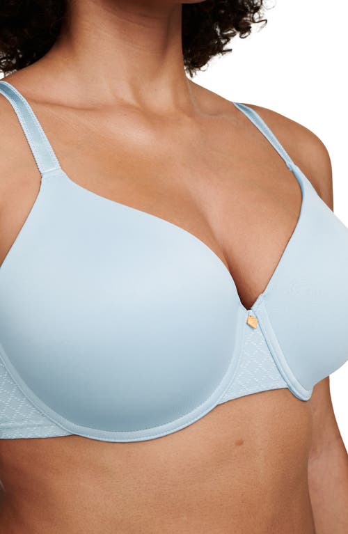 Shop Chantelle Lingerie Norah Chic Underwire T-shirt Bra In Slate Blue