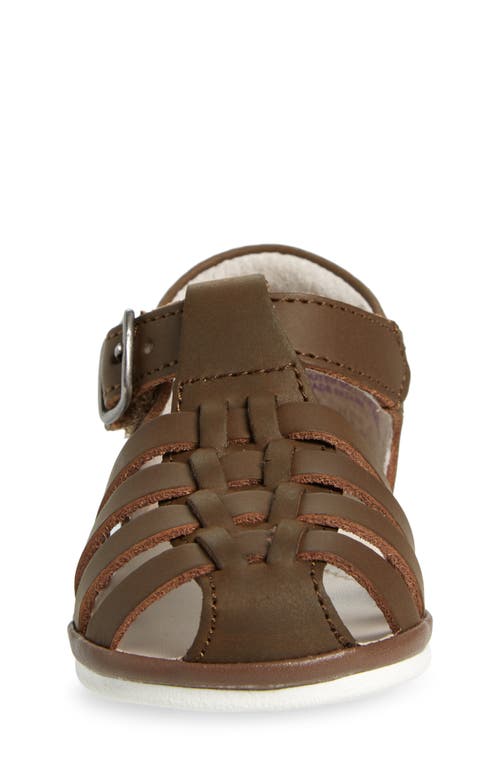 Shop L'amour Kids' Joshua Fisherman Sandal In Brown