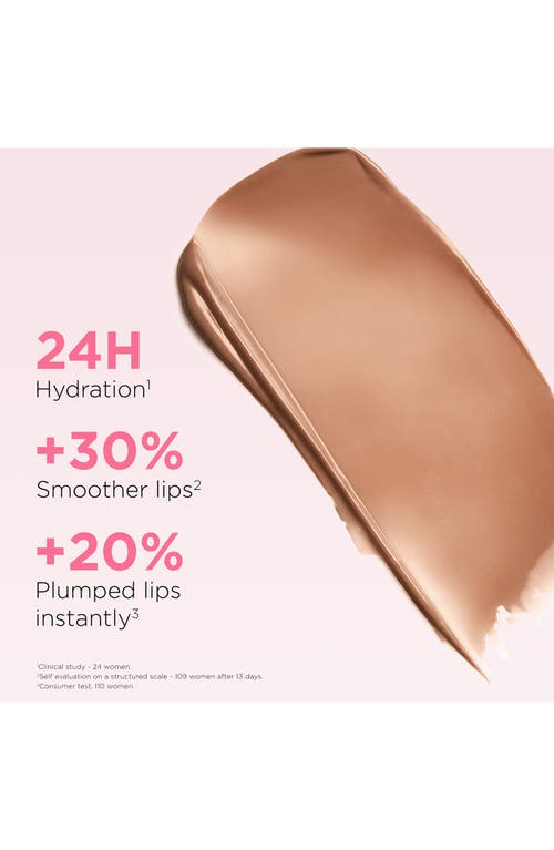 Shop Clarins Hydrating Peptide & Plumping Lip Oil Balm In Almond