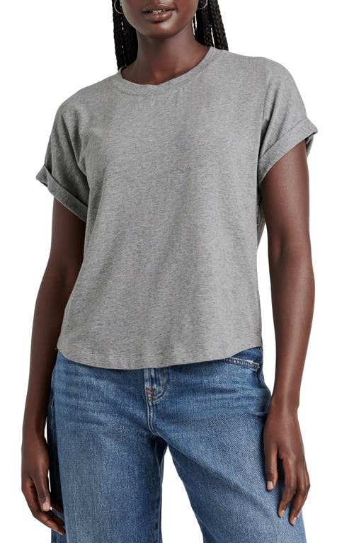 Splendid Skye Slub T-shirt In Heather Grey