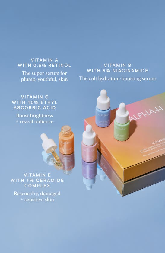 Alpha-h Vitamin Serum 4-piece Discovery Set $120 Value