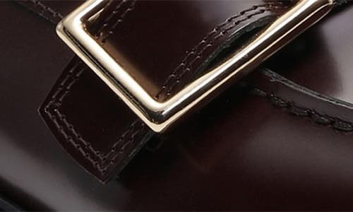 Vinny's Townee Monk Strap Loafer In Burgundy Polido Leather