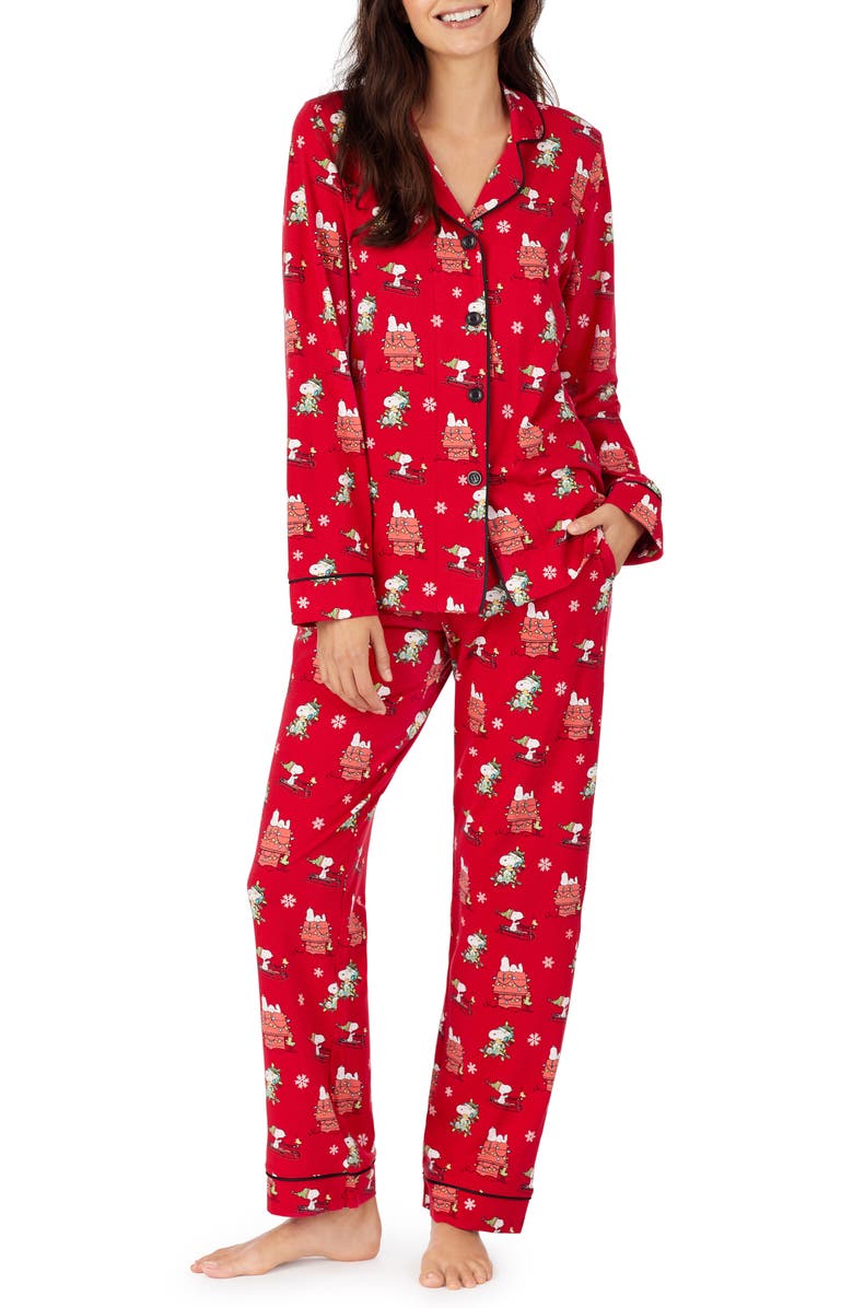 BedHead Pajamas Peanuts® Snoopy® Holiday Pajamas Nordstrom Christmas Pajamas Womens