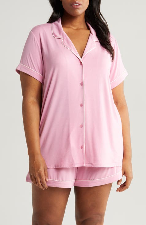 Women's Pink Plus-Size Pajamas & Robes