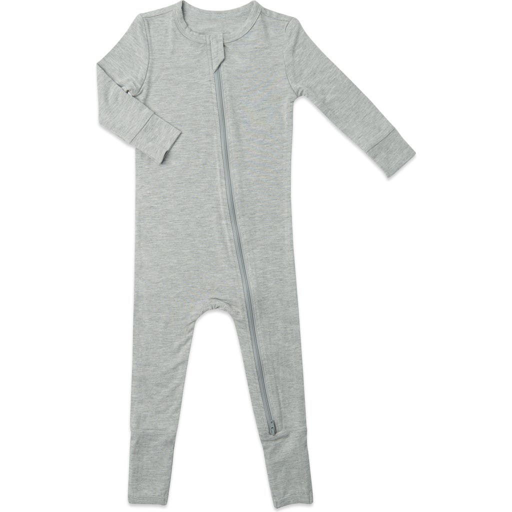 Baby Grey By Everly Grey Convertible Zip Romper In Blue