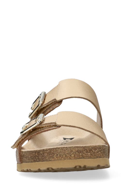 Mephisto Maya Buckle Sandal In Platinum