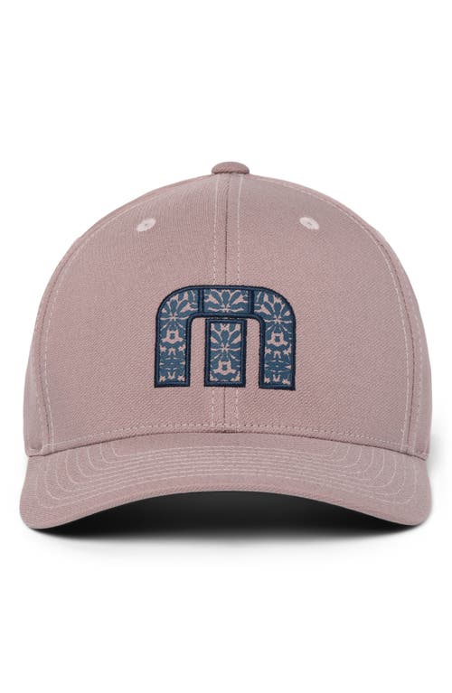 Shop Travismathew Coastal Current Snapback Baseball Cap In Elderberry