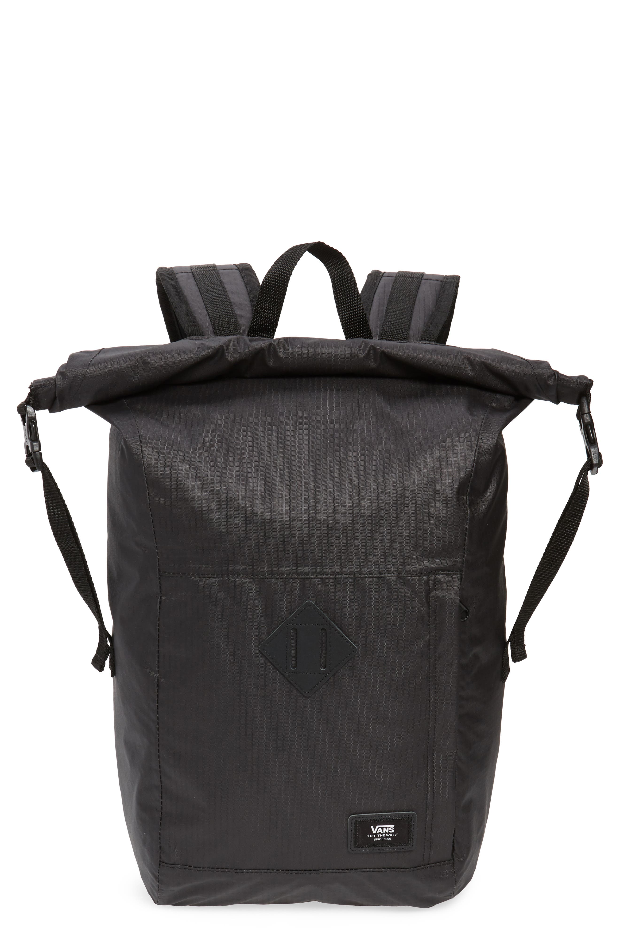 vans roll top backpack