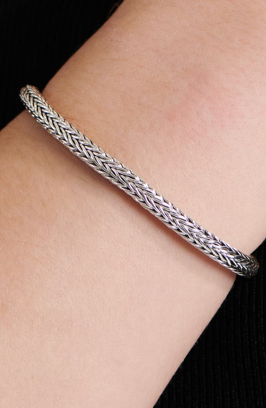 Devata Sterling Silver Chain Bracelet In Silver