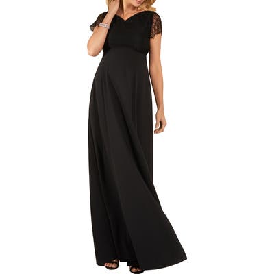 Tiffany Rose Eleanor Maternity Gown, Black