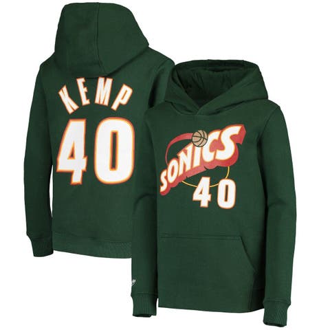 Youth Mitchell & Ness Black San Francisco 49ers Big Face Pullover Hoodie