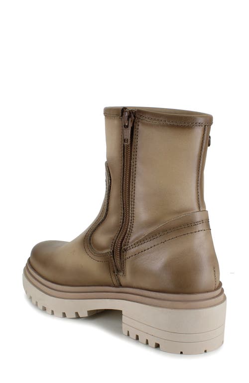 National Comfort Rafaela Platform Bootie In Cream Leather