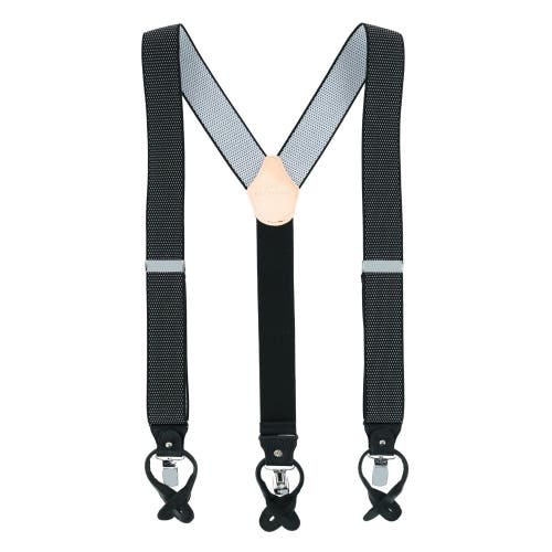 Shop Trafalgar Big & Tall Napier Elastic Convertible Suspenders In Black