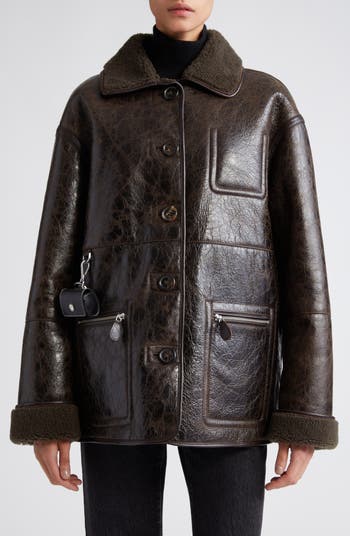 Ada Genuine Shearling Reversible Jacket