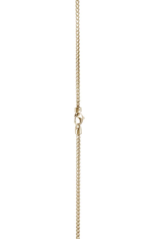 Shop John Hardy Tag Long Pendant Necklace In Gold