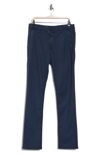 Ag Slim Fit Chinos In Sulfur Deep Navy