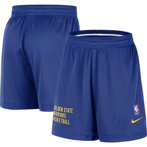Unisex Nike Royal Golden State Warriors Warm Up Performance Practice Shorts