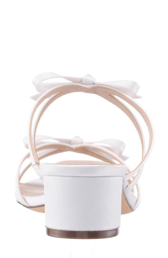 Nina Gaby Slide Sandal In Ivory