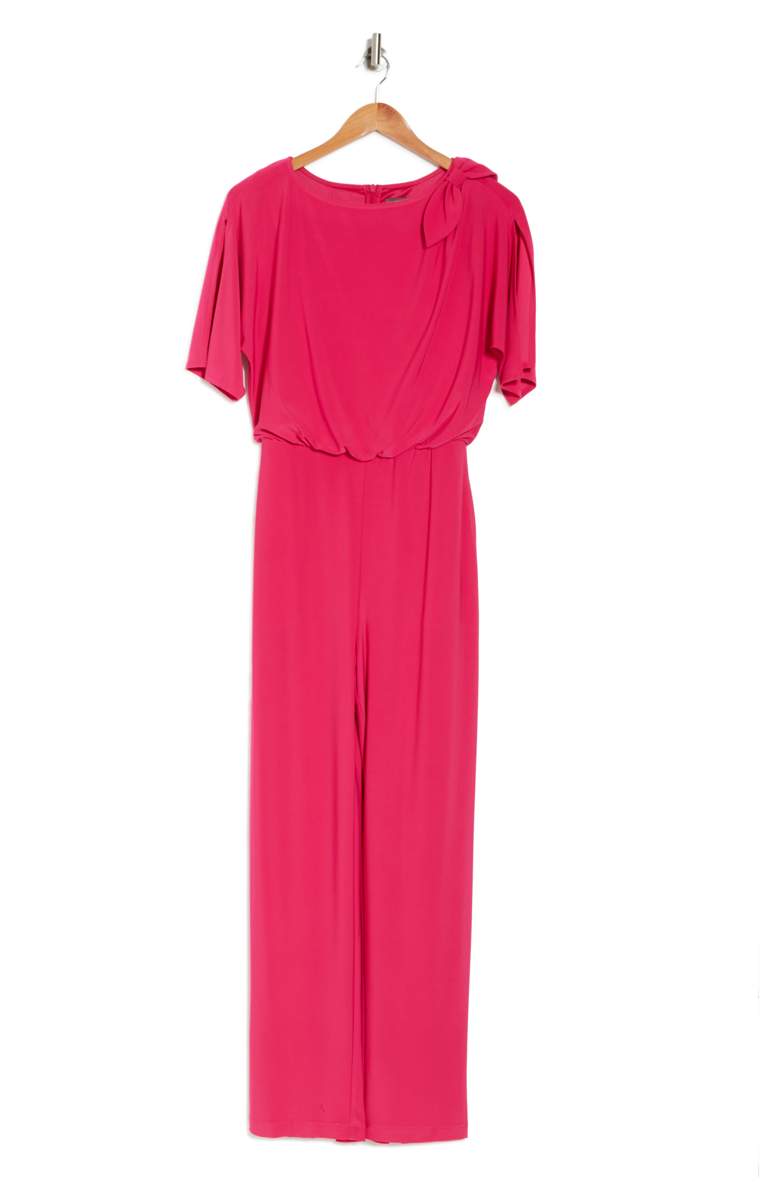 vince camuto ruffle sleeve jumpsuit