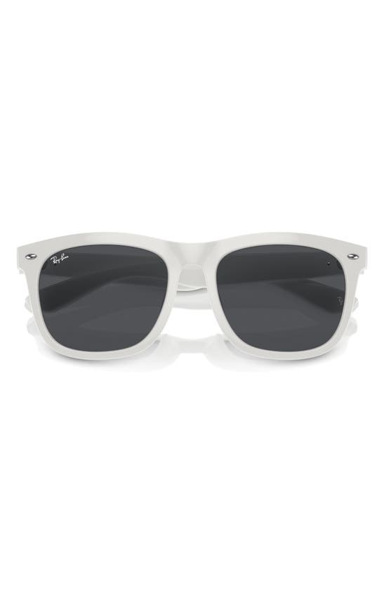 Ray Ban Square 57mm Sunglasses In White