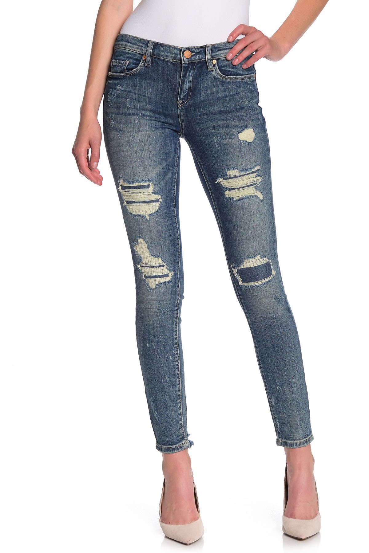 blank nyc mid rise skinny jeans