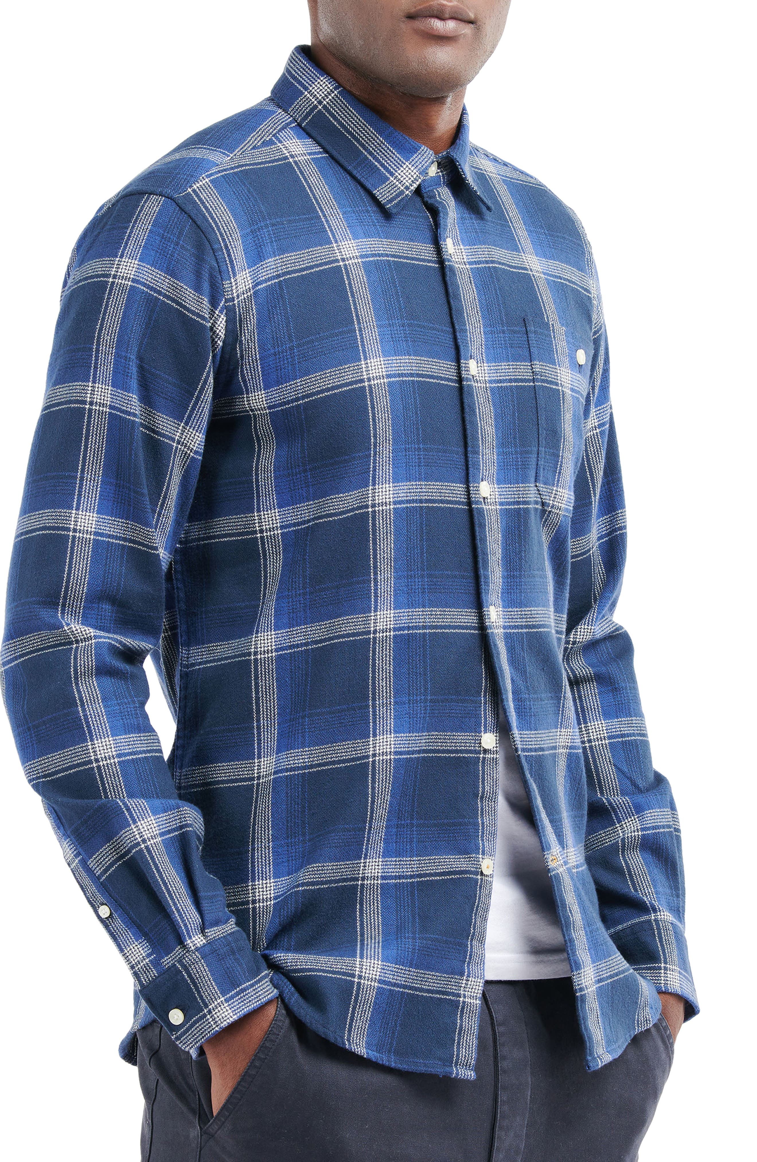 barbour flannel shirt