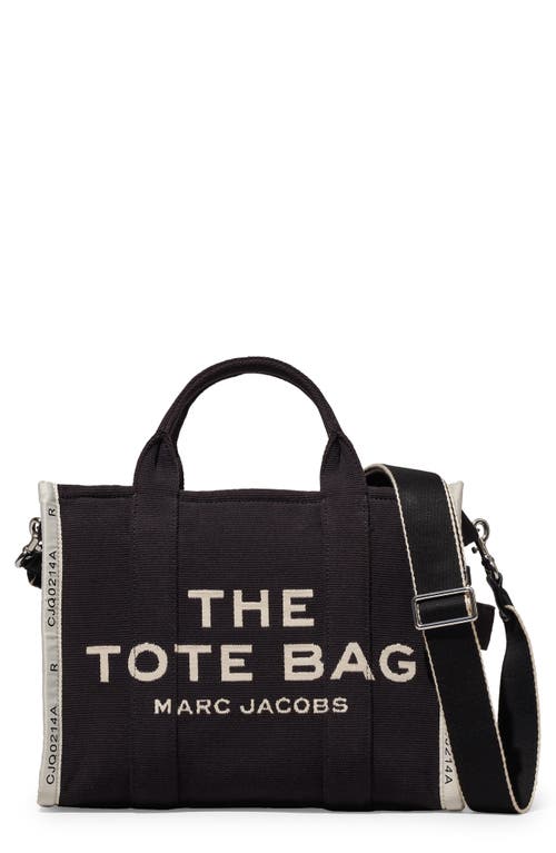 The Jacquard Medium Tote Bag in Black
