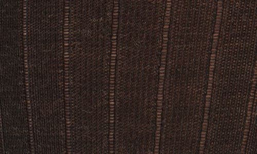 Nordstrom Merino Wool Blend Dress Socks In Brown