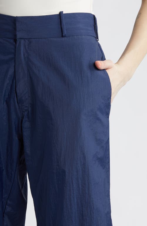 Coming Of Age X Heidi Rose Print Cuff Pants In Navy/heidi Rose