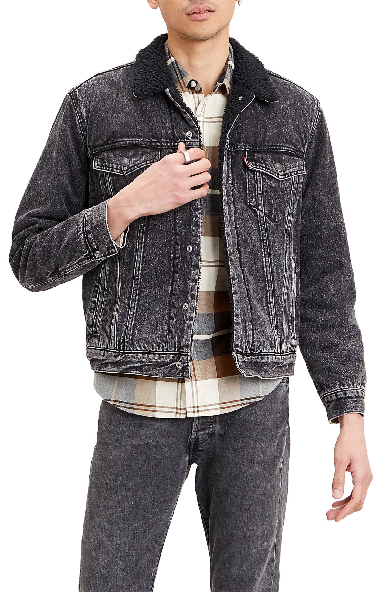 Levi's | Levis® Faux Fur Lined Denim Trucker Jacket | Nordstrom Rack